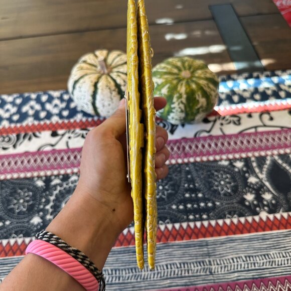 Brahmin Sunflower Yellow Ady Long Snap Wallet, Melbourne, EUC - Picture 6 of 14